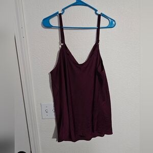 Women's Burgundy Top